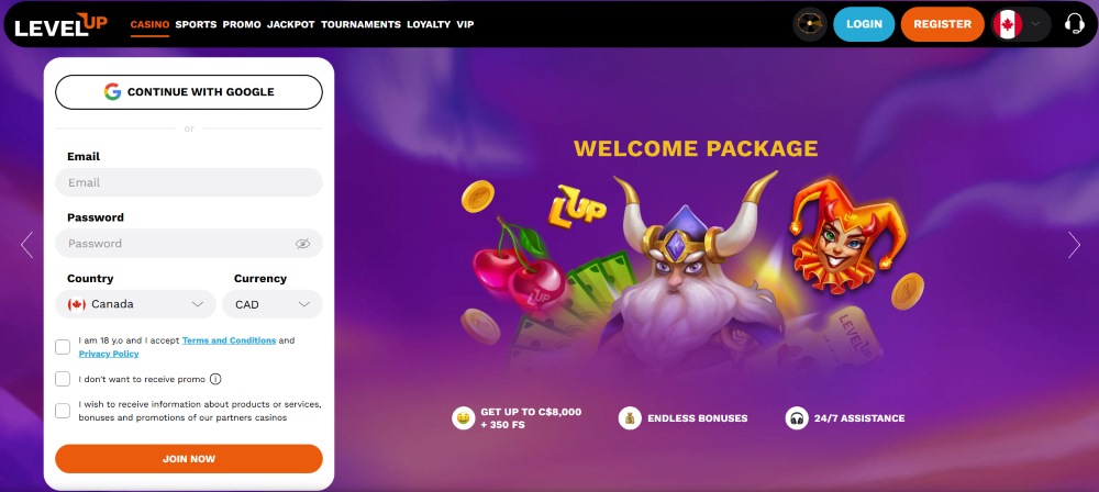 images LevelUp Casino